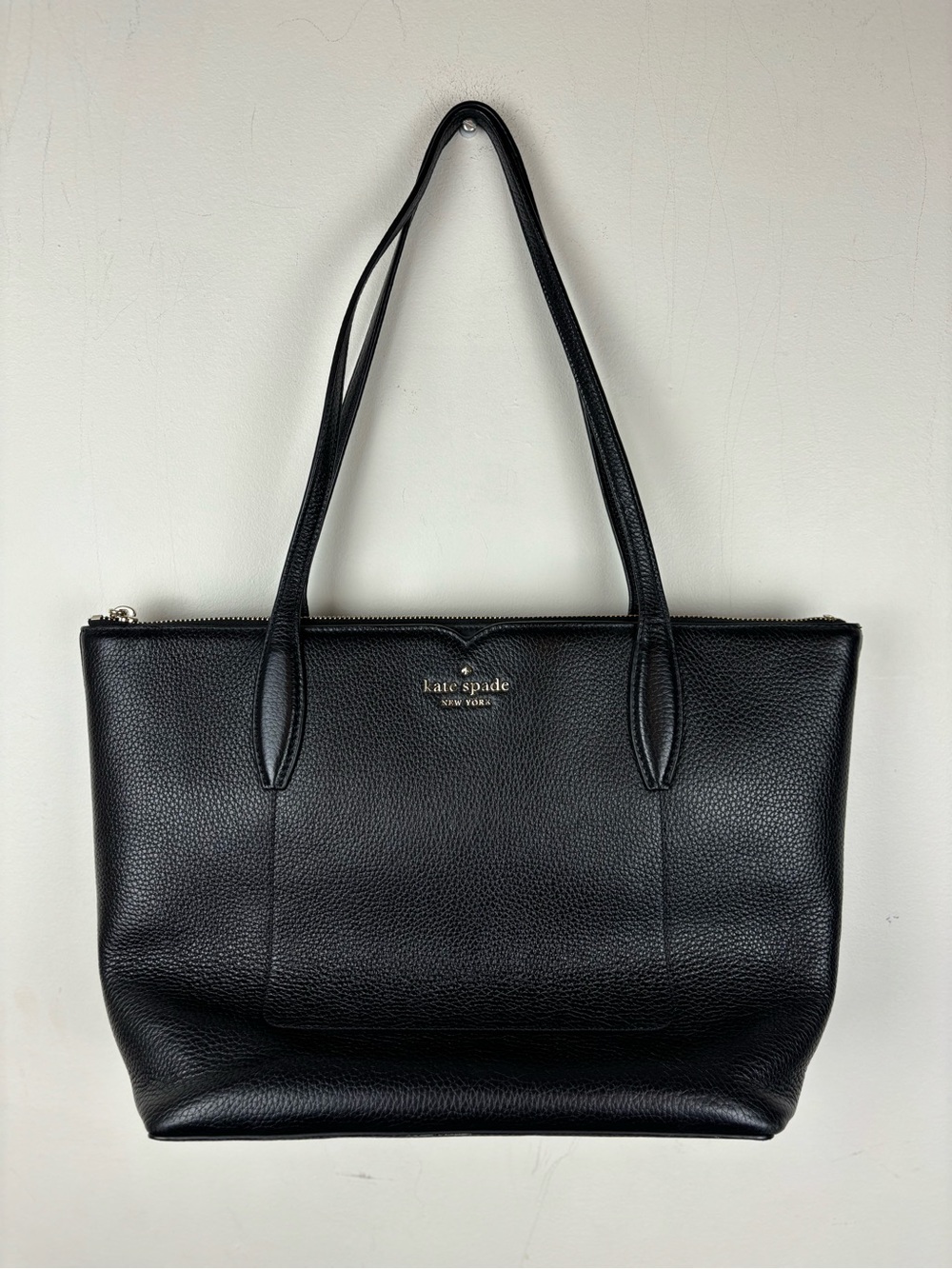 Kate Spade-NY Harlow Pebbled Leather Tote Bag-EUC